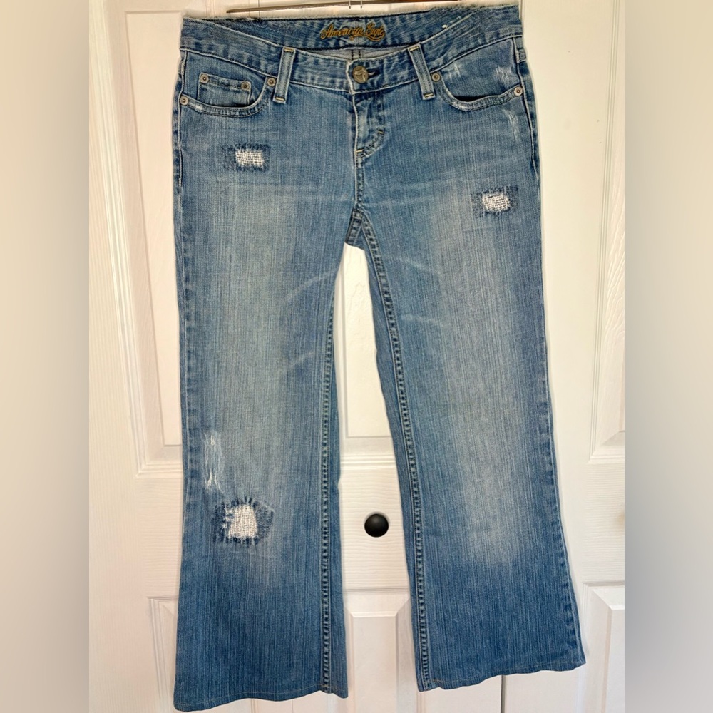 American Eagle Outfitters Stretch Wideleg Jeans